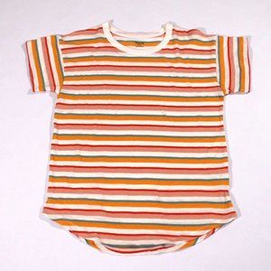 Madewell Multicolored Striped Short Sleeve T-Shirt